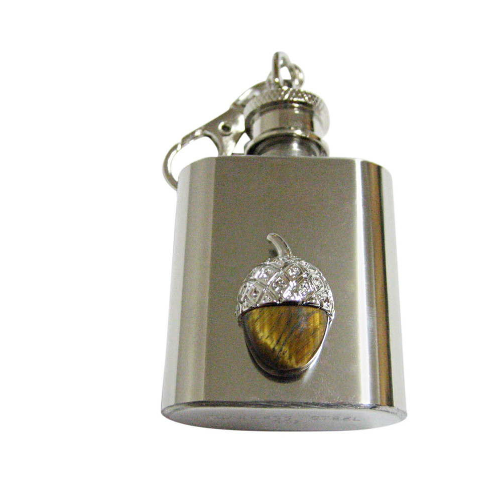 Shiny Acorn Keychain Flask - image 1